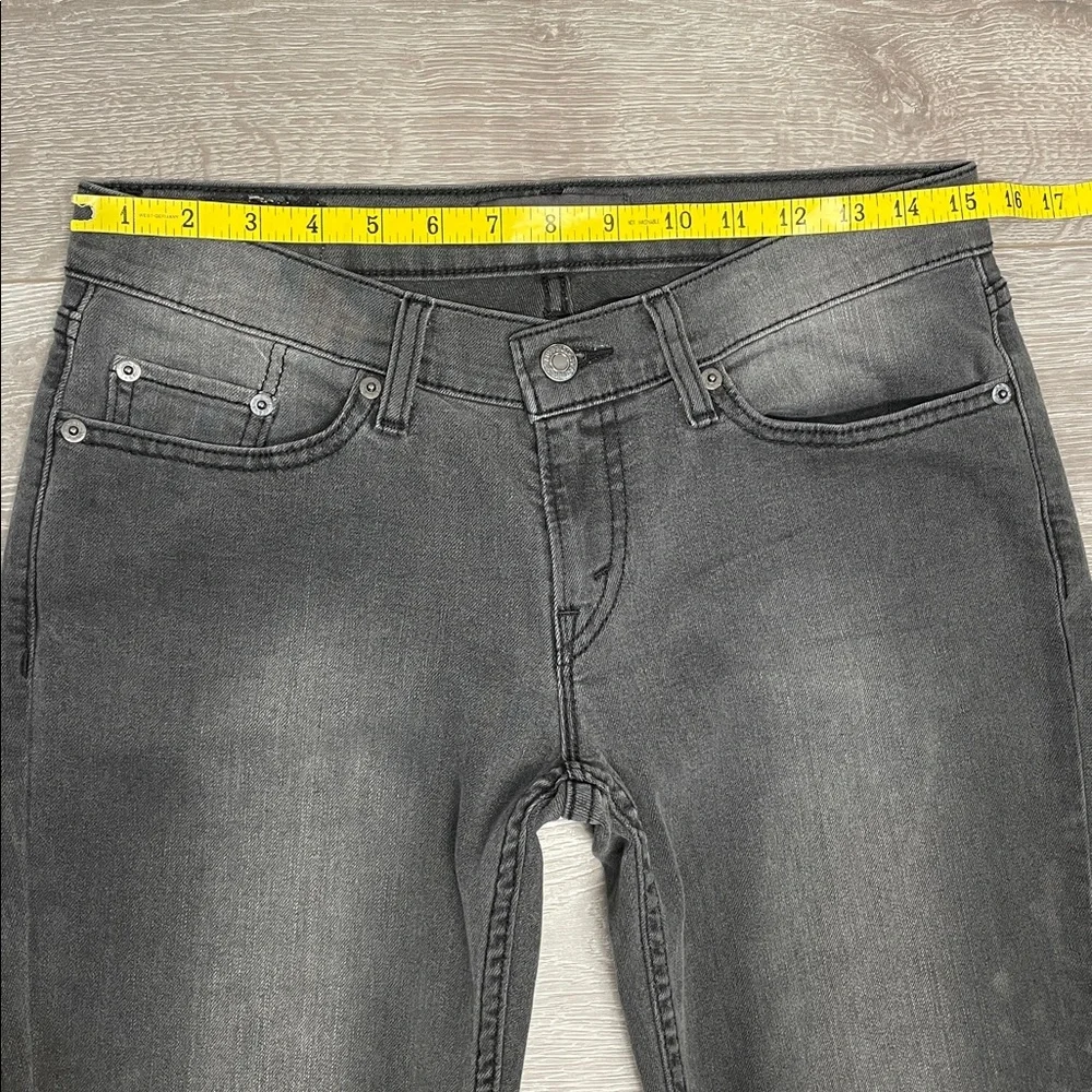 Levi’s 524 Too Superlow Skinny Jeans Black Wash W29 L32